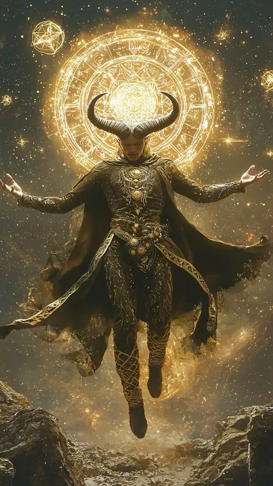 19 Hình nền sang bóng bò dưới quầng sáng tròn mang vẻ thẩm mỹ huyền bí bắt mắt với người mê Bạch Dương