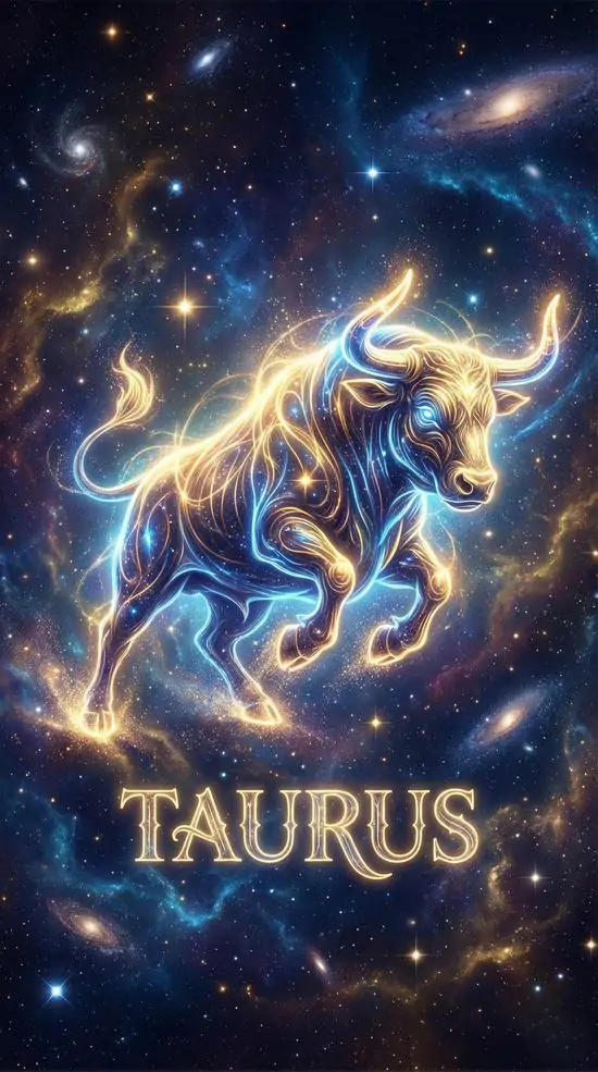 22 Ảnh nền điện thoại Kim Ngưu phối nền hồng nhạt và bạc mờ, gợi gu thẩm mỹ nhẹ nhàng nhưng vẫn sang