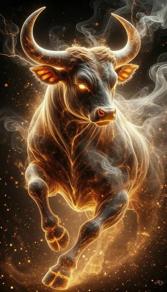 29 Ảnh wallpaper The Bull bước giữa vườn địa đàng phủ hoa trắng, gợi vẻ đẹp vừa mạnh vừa mềm đầy cuốn hút