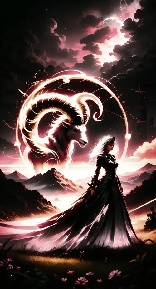 43 Ảnh nền đt iphone cô gái tựa lan can tàu cổ, sao thổ treo lớn phía sau và chiều sâu nhân vật nổi lên rõ rệt