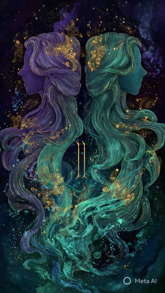 11 Ảnh nền HD Song Sinh đặt ký hiệu ♊ trên nền lavender tạo khung hình nhẹ mắt và giữ được chất nghệ thuật riêng