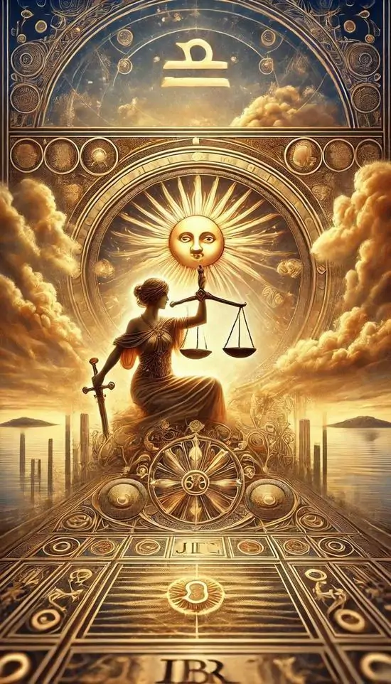 7 Hình nền điện thoại đền vàng với cân sáng trung tâm, bố cục hài hòa cùng đường chân trời khiến tổng thể đẹp nhất