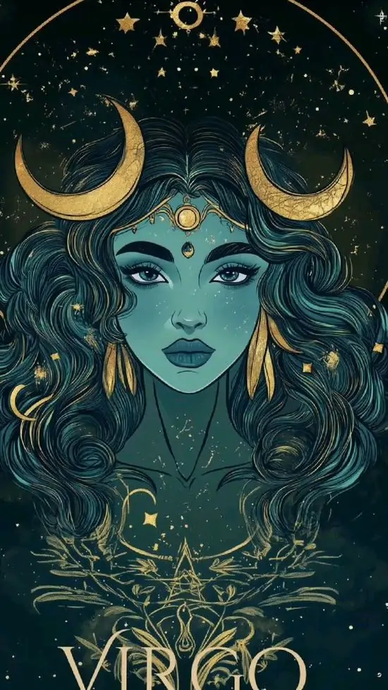 17 Hình nền điện thoại nữ thần Virgo giữa cánh đồng hoa nhỏ mang vẻ thanh tao cùng gam xanh lá khiến giao diện trông dễ chịu