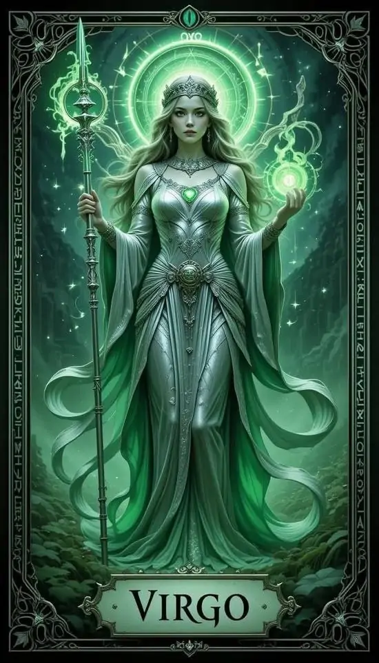 23 Ảnh nền HD Virgo nữ mang phong cách hiện đại với đường nét mảnh cho cảm giác gọn gàng và nhìn lâu không hề chán