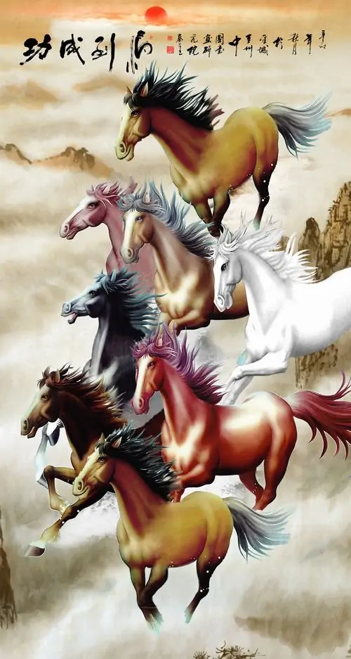 57 Ảnh nền ngựa lửa kết hợp ánh sáng mạnh rất hợp người thích năng lượng cao và mong vận trình bứt tốc rõ rệt