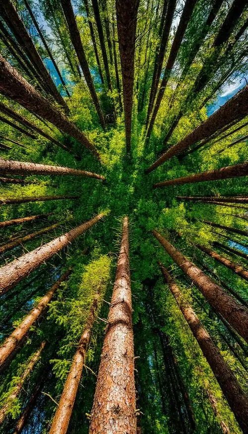 1 Hình nền Đại Lâm Mộc mang vẻ vững chãi, xanh sâu và nguồn năng lượng phát triển bền lâu