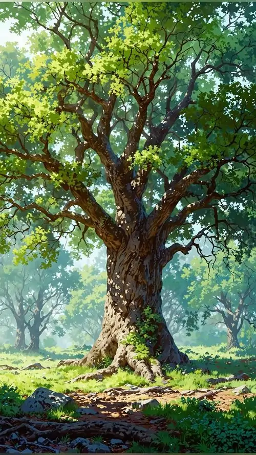 8 Background phong thủy Đại Lâm Mộc cho điện thoại, máy tính theo tinh thần rừng lớn vươn cao