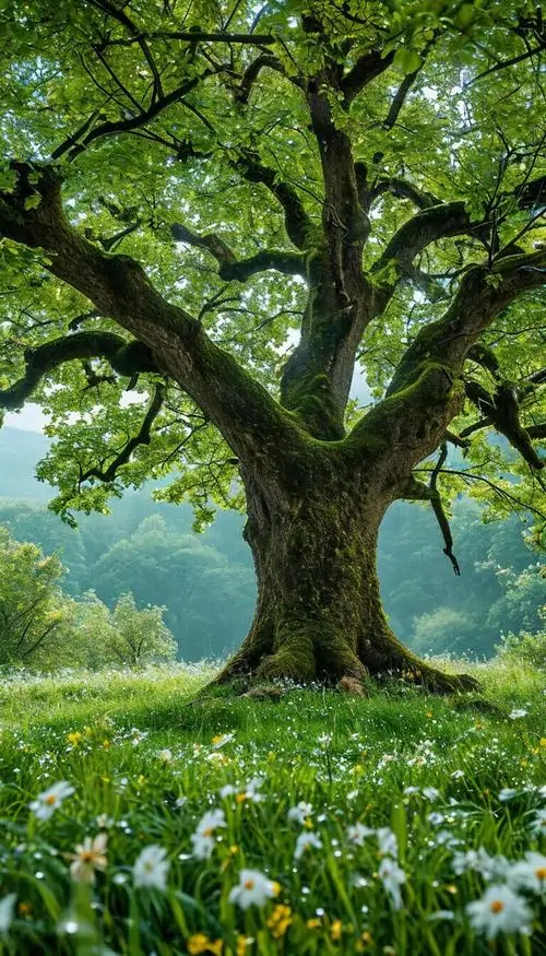 12 Hình nền mệnh Mộc lấy cảm hứng từ rừng lớn, giúp không gian màn hình thêm thoáng và đầy sức sống