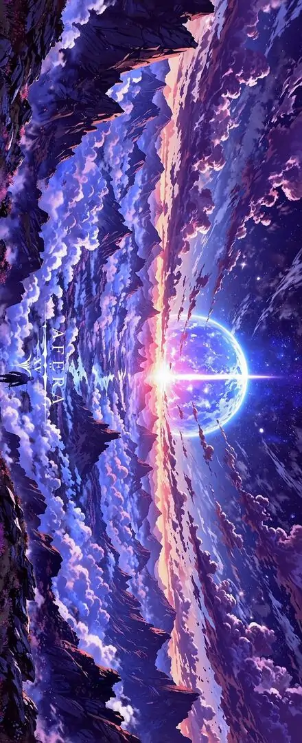 10 Hình nền đẹp vũ trụ tím với hành tinh và cổng sáng hợp hình nền trừu tượng nhờ độ mượt thị giác rất cuốn