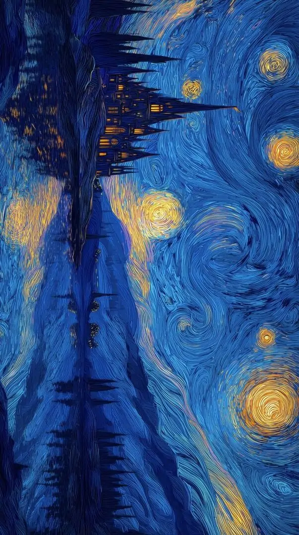 19 Hình phong cảnh kiểu sơn dầu xanh vàng tạo cảm giác mịn mắt cho ảnh nền PC và tăng độ sắc nét khi nhìn lâu