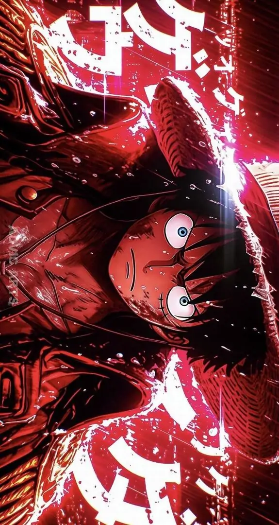 10 Ảnh nền pc iphone kiểu anime đỏ rực, gương mặt chiến đấu bật lên mạnh với sắc nét và năng lượng dồn