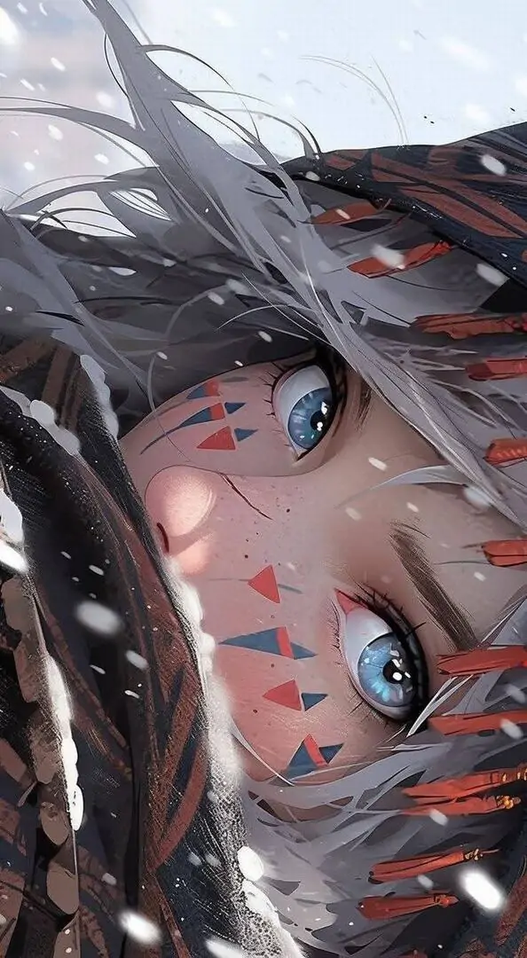 23 Ảnh nền anime sắc nét dựng thành phố đêm phủ sương, viền sáng lấp lóa khiến góc nhìn sâu và cuốn