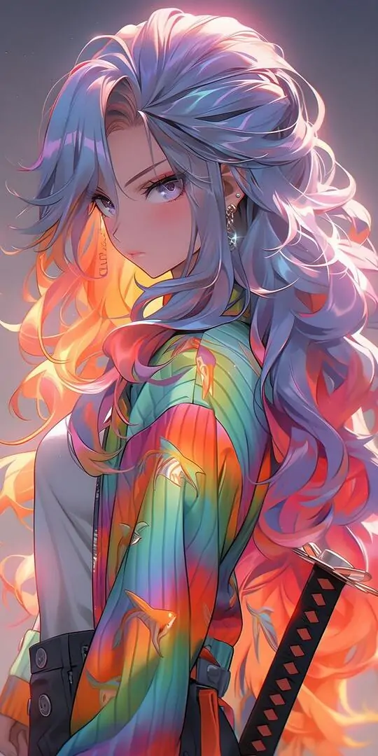 16 Hình nền đẹp chân dung cô gái tóc pastel, ánh mắt có chiều sâu làm laptop mềm không khí và nhìn rất sang