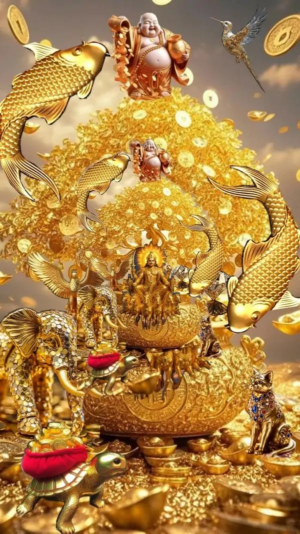 5 Tuyển chọn hình nền phong thủy mệnh Kim thu hút tài lộc có màu tương hợp, biểu tượng đẹp và dễ dùng