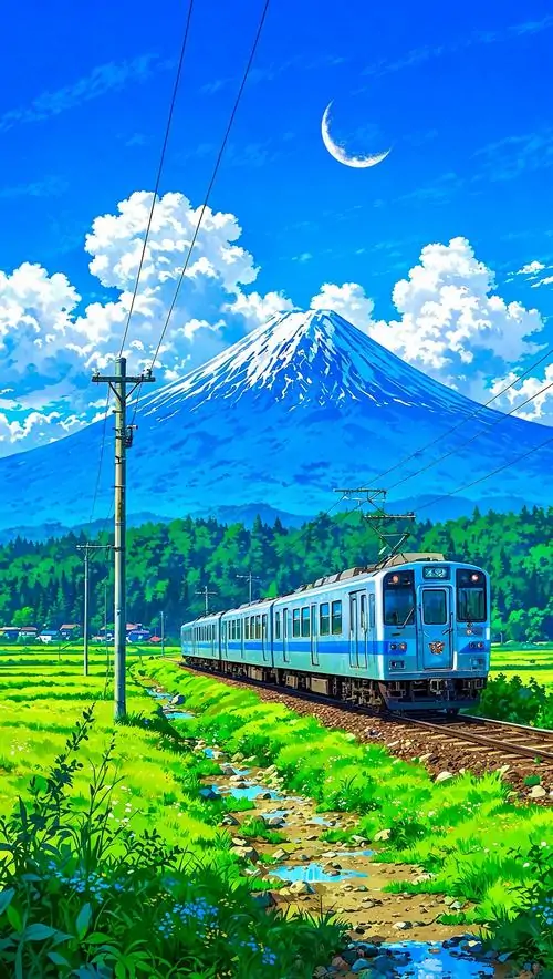 12 Ảnh nền hd cho điện thoại lấy hình nền thành phố anime làm nền phụ kết hợp cảm giác truyền tải êm dịu rất hợp buổi tối