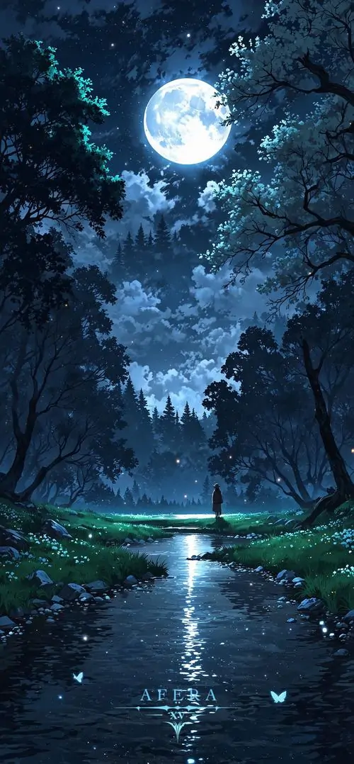 14 Ảnh bìa điện thoại theo hình nền mùa hè anime với chiều sâu không gian rộng mở làm giao diện trông sáng và tươi hơn