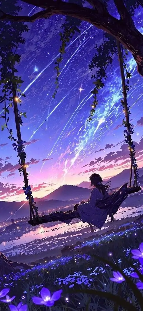 6 Hình nền 4k cho điện thoại pha kyoto animation vào cảnh vật lý tưởng hóa tạo tổng thể tươi trẻ và đậm chất mơ mộng