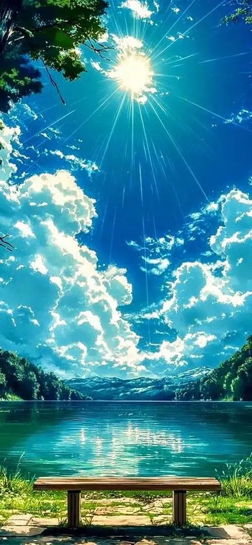 9 Ảnh nền hd cho máy điện thoại nổi bật hồ nước tĩnh cùng phản chiếu lung linh tạo mặt hình sáng rõ nhưng vẫn nhẹ mắt