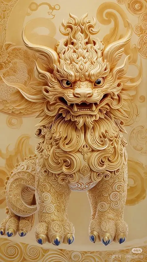 11 Hình nền tài lộc tượng lân đá trấn giữ mang lại thế đứng vững chắc như núi non cho công việc kinh doanh.