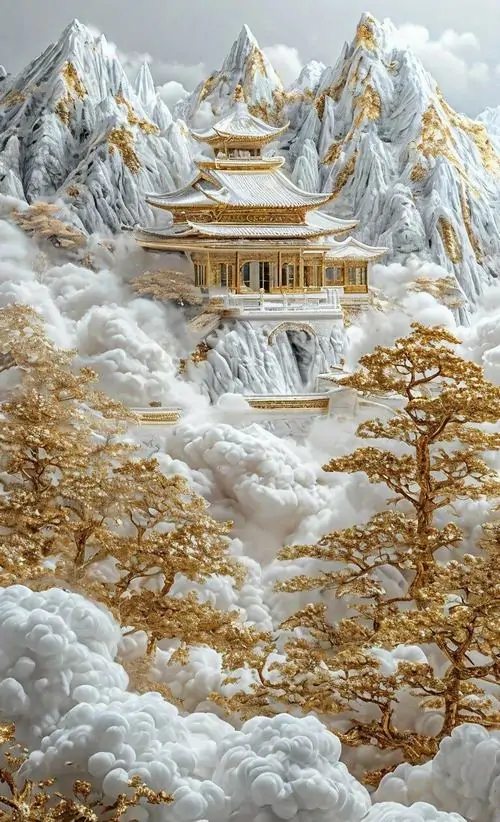 15 Hình nền 4K phong cảnh núi cao mây trắng tạo điểm tựa vững chãi giúp sự nghiệp bền vững và phát triển.