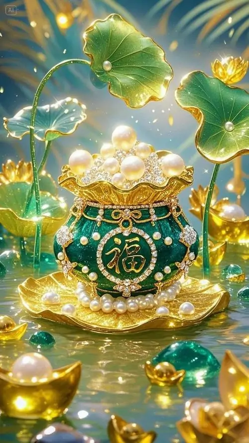 24 Ảnh nền chiêu tài kết hợp biểu tượng Á Đông, màu hợp mệnh và thần thái rất cuốn hút