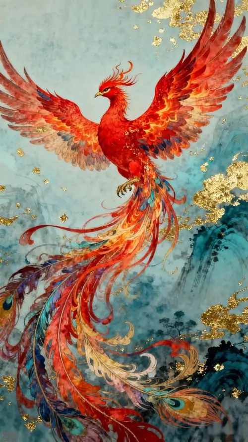 69 Hình Nền Phượng Hoàng Lửa 4K đẹp mang thần thái uy nghi tái sinh từ tro tàn bất diệt