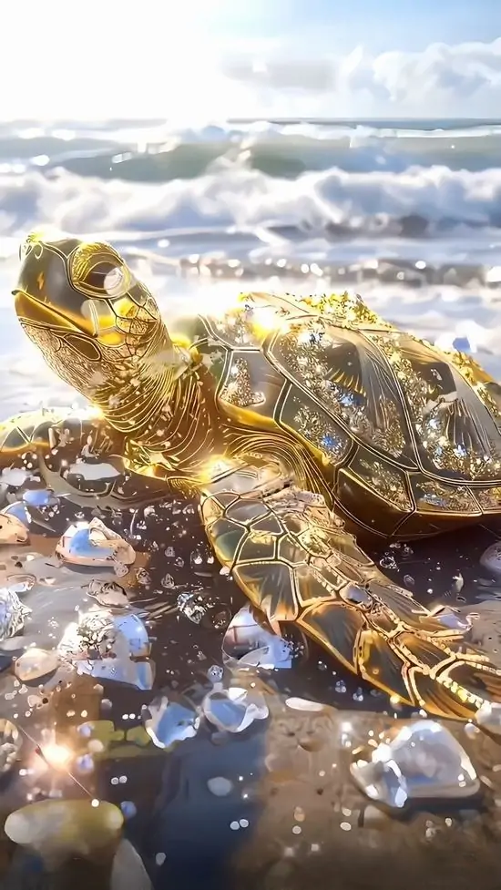 30 Hình Nền Rùa Vàng phong thủy với biểu tượng trí tuệ tài vận và sức khỏe dài lâu