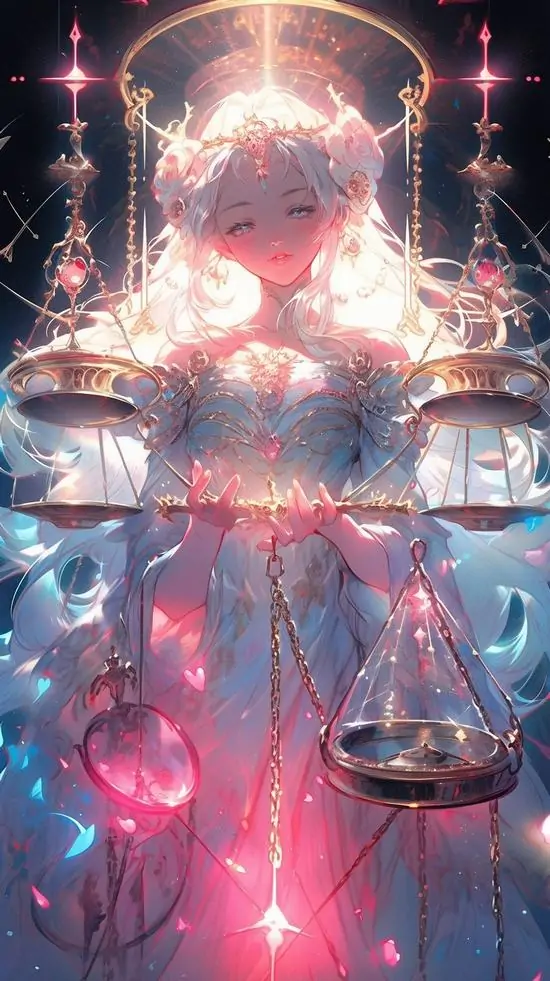 31 Ảnh bìa Thiên Bình trên nền sa mạc đêm, đường chân trời xanh lạnh và cung Khí được gợi bằng luồng sáng mỏng