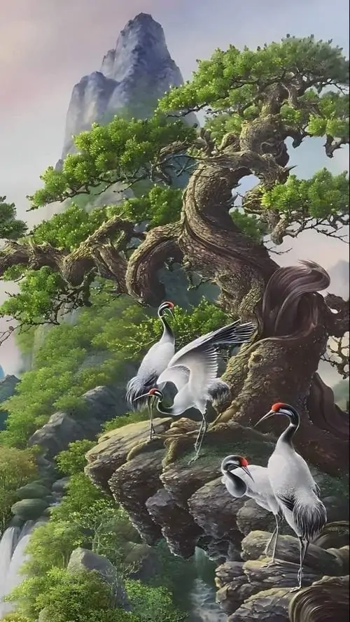 34 Hình nền điện thoại đồng cỏ ánh sớm bên con suối mảnh, độ chân thực cảnh vật khiến tổng thể trông mềm và rất có hồn