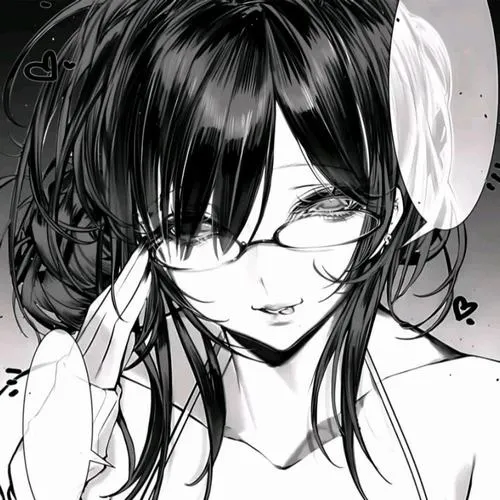 26 Hình anime nữ chất tối giản ghi lại khoảnh khắc tóc che nửa mặt cùng nụ cười nhếch lạnh đến rợn người