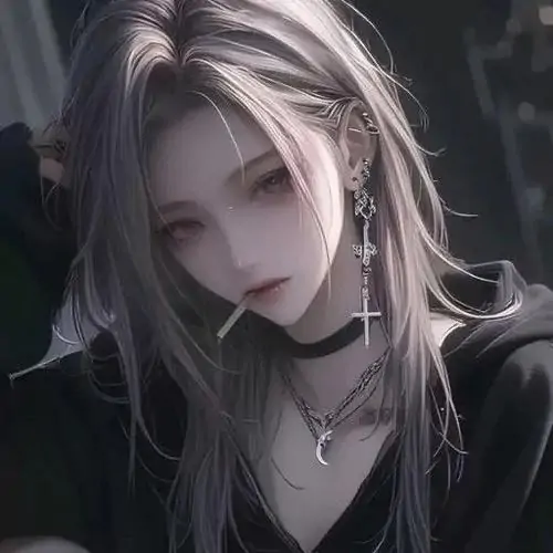 82 Hình Anime Nữ Ngầu Lạnh Lùng Trắng Đen Buồn nhưng vẫn cuốn hút bằng ánh nhìn rất ưu sầu