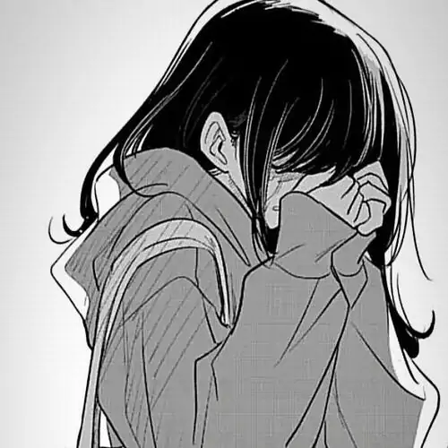 38 Chàng trai mặc áo len mỏng ngồi ở bậc thềm căn hộ cũ, chìa khóa còn trên tay và cửa phía sau khép hờ, avatar manga buồn hợp với những ngày lạc nhịp