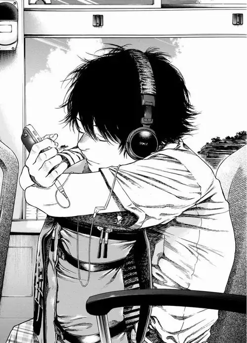 3 Hình nền anime buồn cậu trai ôm gối ngồi co trên ghế cạnh cửa sổ, mái tóc rũ che mắt và nền sáng phía sau khiến avatar nam buồn trắng đen trông càng lặng