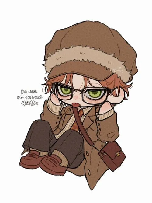 38 Ảnh anime nam siêu nhỏ bưng chậu xương rồng trên bậc thềm nắng sớm, tóc nâu sáng và quần yếm xắn gấu làm khung cảnh cute như Kim Ngưu sống chậm giữa ngày mới