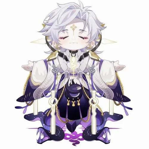 40 Ảnh nhân vật nam cách điệu lùn chạy xuyên lễ hội đèn lồng, tóc đen ánh tím và vòng tay đỏ nổi bật giữa dòng người, cả khung hình ngầu theo kiểu Sư Tử thích được thấy mình rực lên