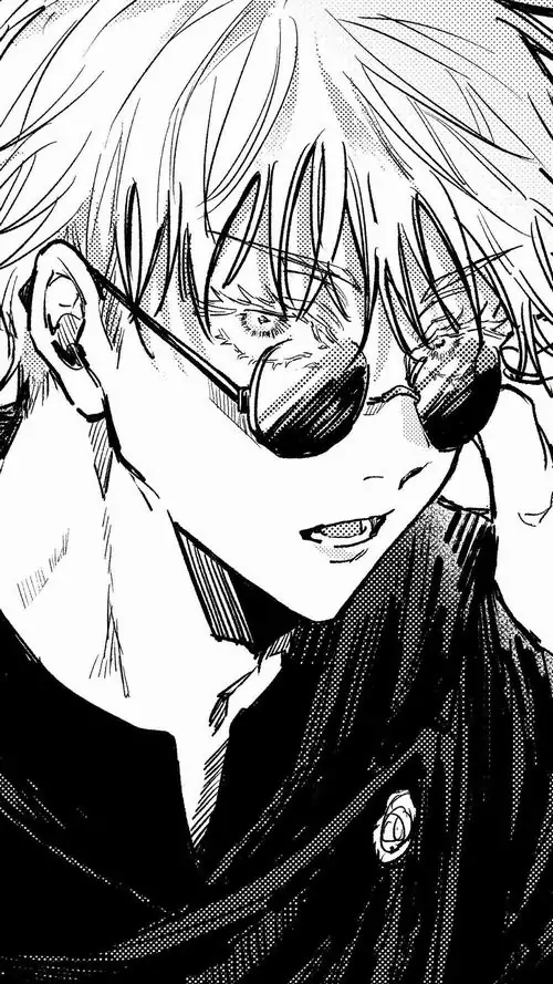 1 Ảnh anime trắng đen chàng trai đeo kính tròn nhìn nghiêng với mái tóc sáng rối nhẹ, line art sắc nét ôm gương mặt lạnh và thần thái ngầu khiến khung hình kiểu manga Nhật Bản trông vừa sang vừa có khoảng cách