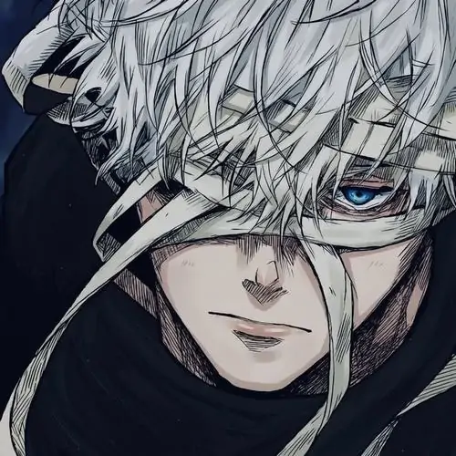 23 Một cậu trai tóc đen trong ảnh anime trắng đen ngồi dựa tường với băng cá nhân trên má, tư thế lười nhác và ánh nhìn chéo tạo vẻ ngầu nhẹ, gần gũi như mẫu nhân vật phụ nhưng cực có sức hút