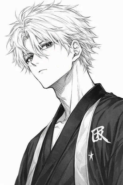 28 Avatar anime phong cách truyện tranh đen trắng mô tả cô gái tóc ngắn cười rất khẽ dưới nắng xiên, ánh mắt sáng và bố cục gọn khiến khung hình vừa cute vừa tinh tế, hợp dùng làm đại diện cho gu nhẹ nhàng