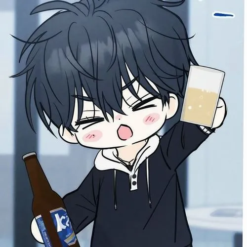 44 Chàng trai chibi ôm máy ảnh ngồi trên bậc đá công viên, cúi xem lại tấm vừa chụp với nụ cười kín đáo khiến khung hình mang chất ghi chép rất riêng