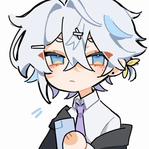 47 Nhân vật chibi mặc áo thun trắng và quần yếm đang cắm trại, bàn tay giữ cốc trà nóng trước chiếc lều be khiến toàn bộ ảnh có độ ấm rất dễ chịu