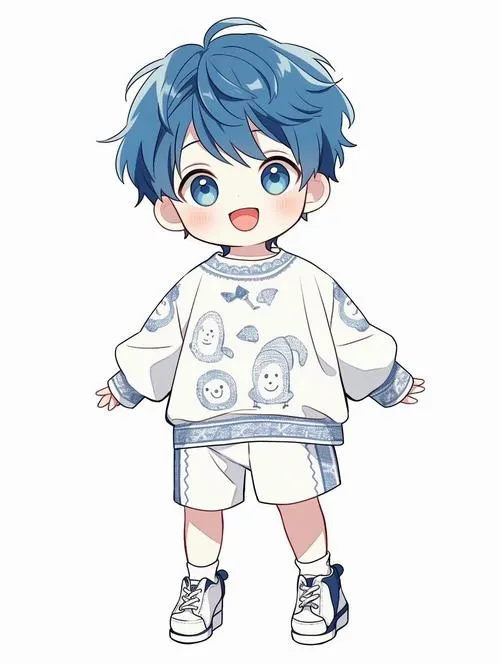 32 Một nhân vật nam tí hon đứng bên quầy bánh, hai tay ôm hộp dâu tây vừa mua và mắt cong lên vì vui, tông hồng kem khiến ảnh trông ngọt như tiệm tráng miệng