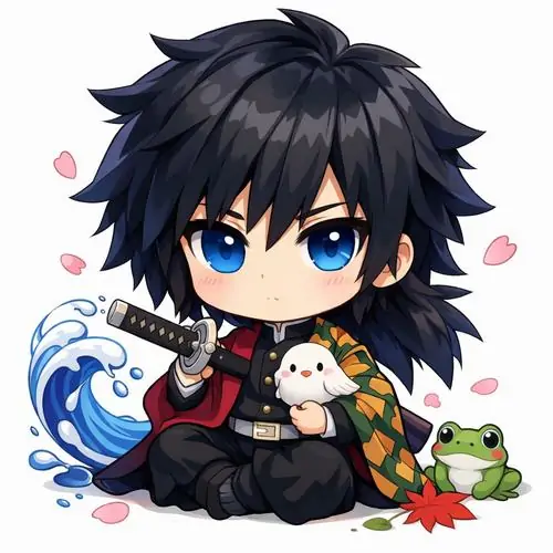 33 Giữa bãi xe tầng hầm phủ đèn lạnh, chibi nam đội mũ len đen tựa vào mô tô phân khối lớn, chân bắt chéo và mắt liếc ngang tạo chất đường phố cực gọn