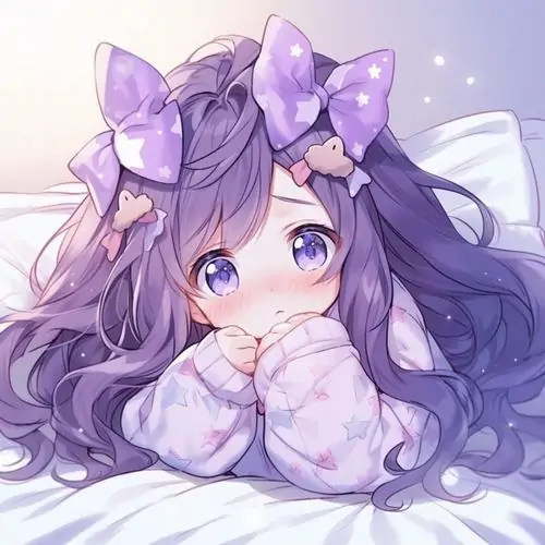 80 Hình Ảnh Chibi Nữ Cute Màu Tím phong cách Gothic Lolita cực kỳ sang trọng và cuốn hút