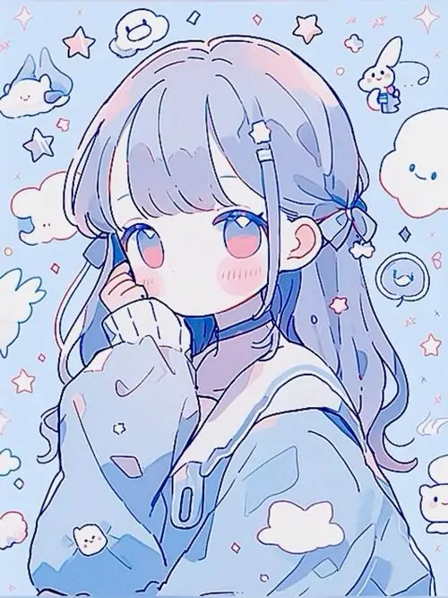 2 Một hình họa nhỏ bé sở hữu mái tóc bồng bồng che nửa khuôn mặt khoác lên mình chiếc áo len ấm áp tạo nên một cảm giác dịu dàng và đầy mơ mộng giữa tiết trời se lạnh của buổi sớm mai.