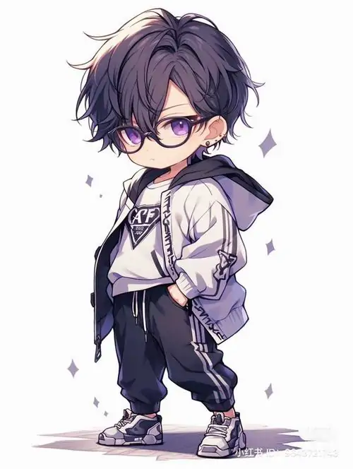 51 Chibi nam mặc sơ mi trắng ngoài áo gilê đen bước qua hành lang kính của tòa nhà cao tầng, tay cầm tập hồ sơ mỏng mà gương mặt vẫn sắc lạnh