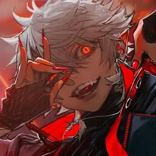 130 Hình Ảnh Anime Nam Ngầu Lạnh Lùng Ác Quỷ với mắt đỏ rực và khí chất hắc ám cuốn hút