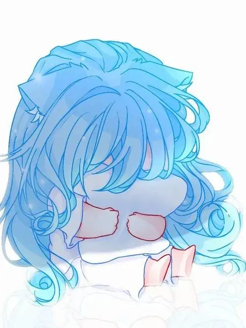 38 Vẻ đẹp huyền ảo của nàng phù thủy nhỏ với chiếc trượng phép thuật màu xanh dương lấp lánh tạo nên một khung cảnh lung linh huyền bí nhưng vẫn giữ được nét dễ thương vốn có của phong cách vẽ chibi độc đáo nhất.