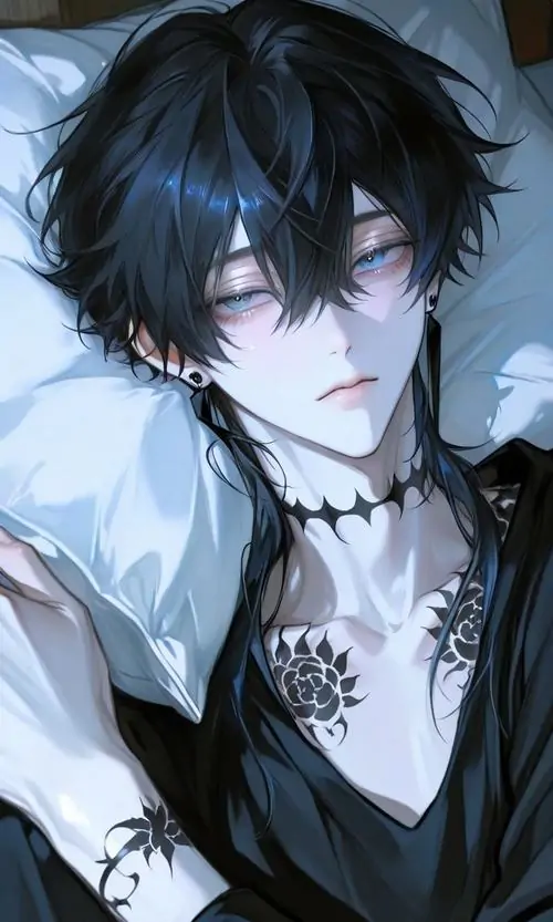 57 Nam thần truyện tranh Kaneki Ken được họa sĩ minh họa lột tả với sự thay đổi tâm lý sâu sắc qua mái tóc trắng và đôi mắt một bên màu đỏ rực rỡ mang đầy sự cô độc kiêu hãnh vô cùng lạnh lùng.