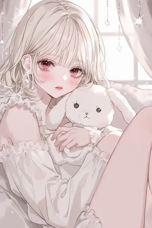 15 Mặt đường còn ướt, thành phố đêm ôm lấy ảnh anime ngầu lòi nữ đầy lạnh.