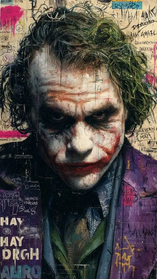 112 Hình Nền Joker 4K ngầu đẹp tông tím u tối cùng nụ cười lệch và ánh mắt sắc lạnh